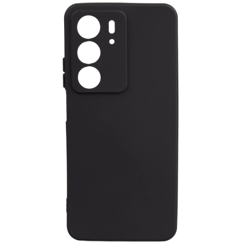 Realme C75 Kılıf Silikon Mat Esnek Kamera Korumalı Biye Kapak - Siyah