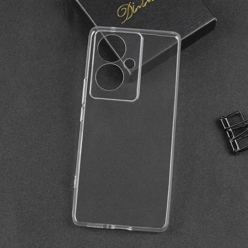 Realme Note 60 Kılıf Kamera Korumalı Esnek Silikon Kapak - Şeffaf