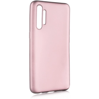 Realme XT Kılıf İnce Soft Mat Renkli Esnek Silikon Kapak - Rose Gold