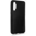 Realme XT Kılıf İnce Soft Mat Renkli Esnek Silikon Kapak - Siyah