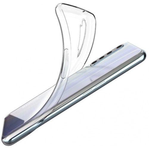 Realme XT Kılıf Kamera Korumalı Esnek Silikon Kapak - Şeffaf