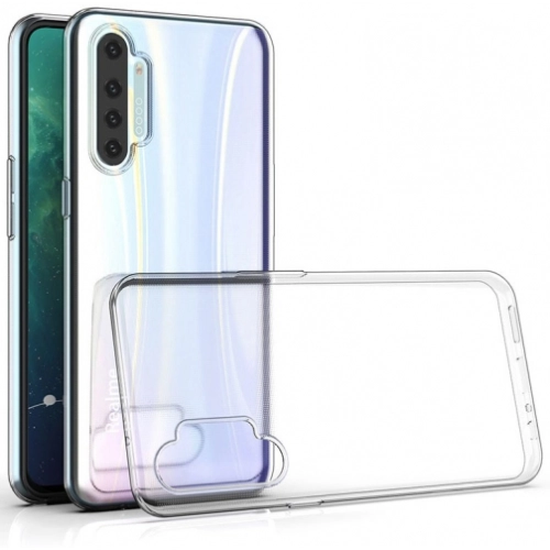 Realme XT Kılıf Kamera Korumalı Esnek Silikon Kapak - Şeffaf