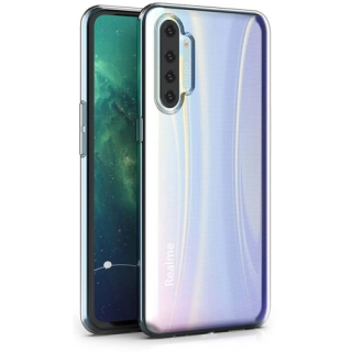 Realme XT Kılıf Kamera Korumalı Esnek Silikon Kapak - Şeffaf