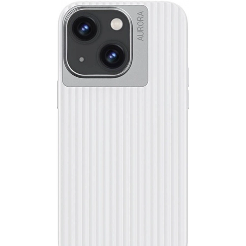 Recci Apple iPhone 15 (6.1) Kılıf Aurora Serisi Magsafe Şarj Özellikli Kapak - Beyaz