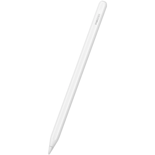 Recci RCS-S07 Dokunmatik Kalem Palm-Rejection Eğim Özellikli Çizim Kalemi - Beyaz