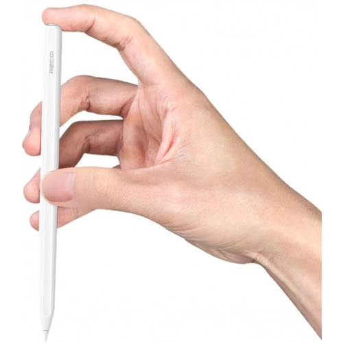 Recci RCS-S07 Dokunmatik Kalem Palm-Rejection Eğim Özellikli Çizim Kalemi - Beyaz