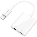 Recci RDS-A10 Lightning PD3.0 2in1 Şarj ve Ses Adaptörü - Beyaz