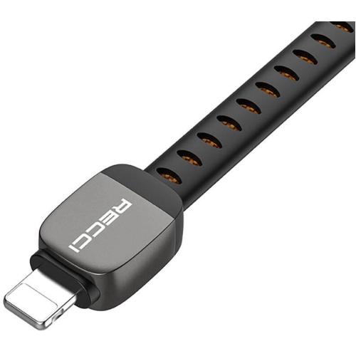 Recci RDS-A12 Lightning 2in1 Şarj ve Ses Adaptörü - Siyah