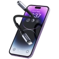 Recci RDS-A23 3.5mm to Lightning Audio Kablo - Gri