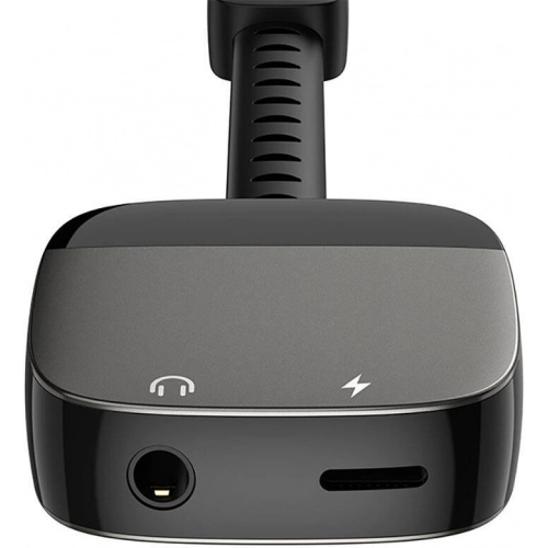 Recci RDS-A12 Lightning 2in1 Şarj ve Ses Adaptörü - Siyah