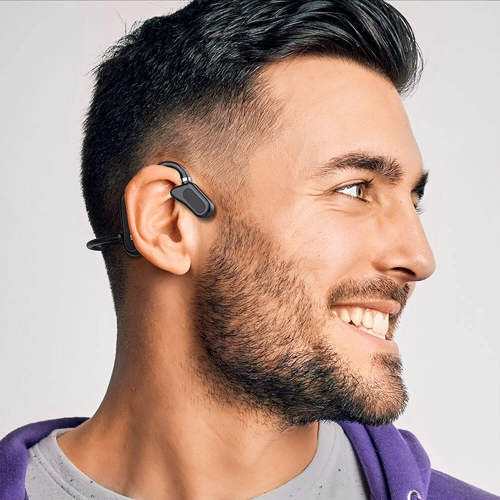 Recci REP-W27 Flutter Serisi Suya Dayanıklı Sporcu Bluetooth Kulaklık - Siyah