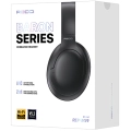 Recci REP-W59 Baron Serisi ANC Özellikli FM Destekli Ayarlanabilir Kulak Üstü Bluetooth Kulaklık - Siyah