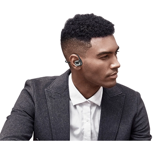 Recci REP-W63 Phantom Serisi Hi-Fi HD Ses Kaliteli Hava İletimi Kulak Üstü Bluetooth Kulaklık - Siyah