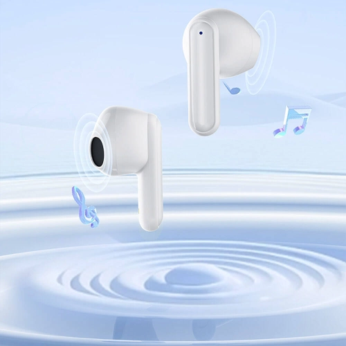 Recci REP-W78 Shell Serisi TWS Wireless 5.3 Bluetooth Kulaklık - Beyaz