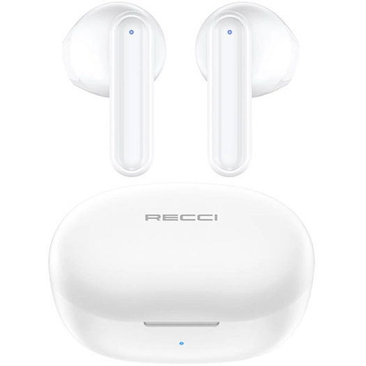 Recci REP-W78 Shell Serisi TWS Wireless 5.3 Bluetooth Kulaklık - Beyaz