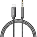Recci RH02 Lightning to 3.5mm AUX Audio Kablo - Siyah