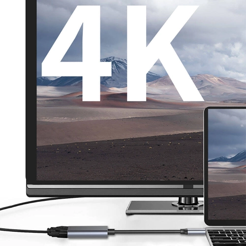 Recci RH11 HDMI to Type-C Dönüştürücü Kablo - Gri