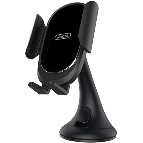 Recci RHO-C02 360 Derece Dönebilen Vakumlu Tasarım Araç Telefon Tutucu - Siyah
