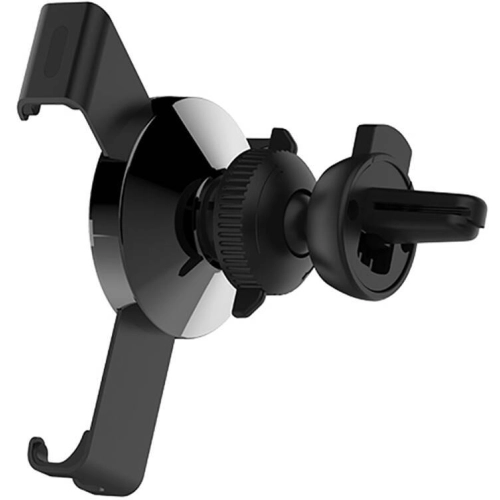 Recci RHO-C05 Kaydırmaz Tasarımlı 360 Derece Dönebilen Başlıklı Araç Telefon Tutucu - Siyah