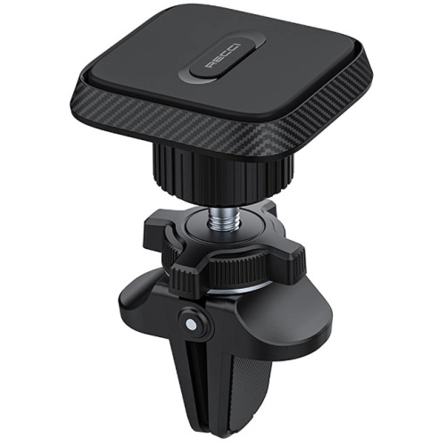 Recci RHO-C28 Araç İçi Magnetik Telefon Tutucu Havalandırma Tasarım - Siyah