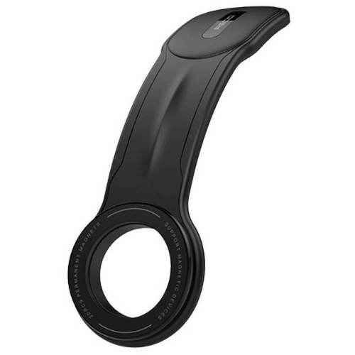 Recci RHO-C40 Magnetik Magsafe Uyumlu Bükülebilen Eğimli ve Düz Zemin Araç Telefon Tutucu - Siyah