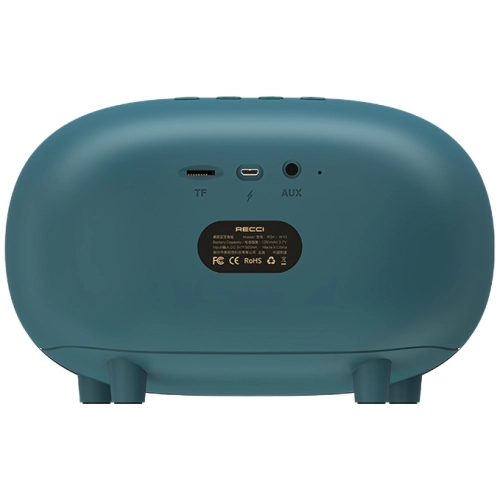 Recci RSK-W10 TF/AUX Hi-Fi Wireless Bluetooth 5.0 Speaker Hoparlör 3W 1200mAh - Koyu Yeşil
