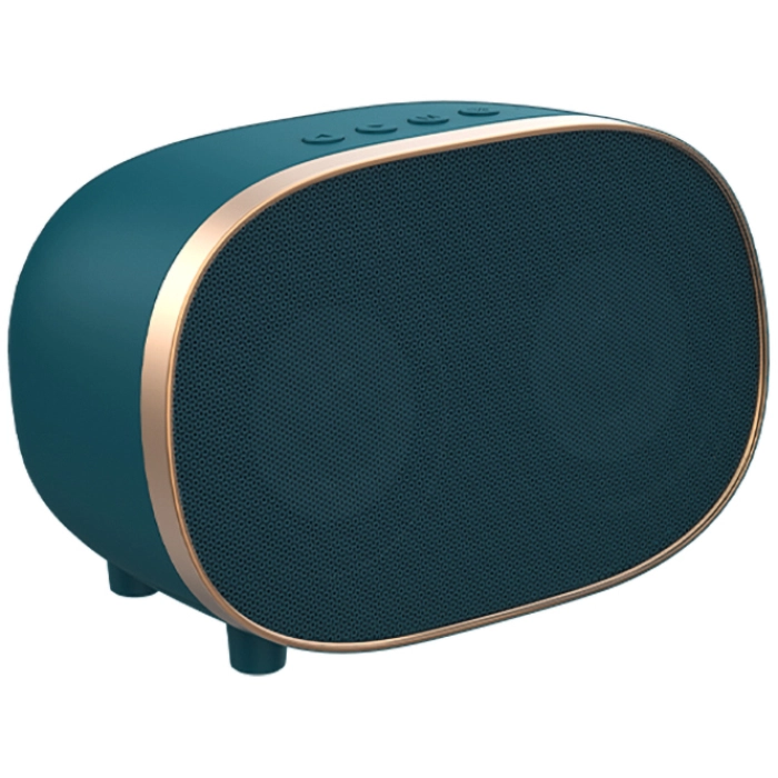 Recci RSK-W10 TF/AUX Hi-Fi Wireless Bluetooth 5.0 Speaker Hoparlör 3W 1200mAh - Koyu Yeşil