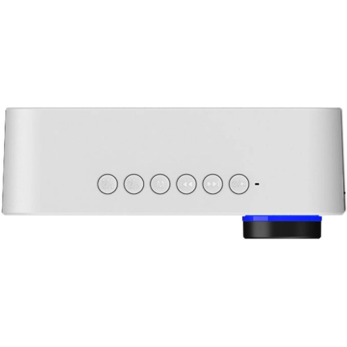 Recci RSK-W11 FM/TF Çift Alarmlı Dijital Saatli Wireless Bluetooth 5.0 Speaker Hoparlör 3W 1200mAh - Beyaz