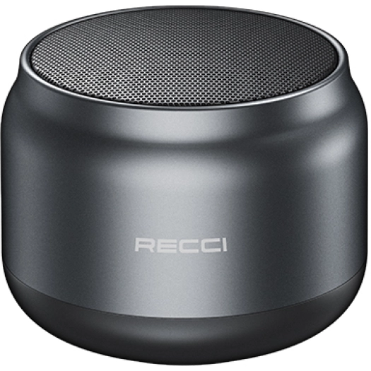 Recci RSK-W13 Hot Hatch Serisi Hi-Fi Wireless Bluetooth 5.0 Speaker Hoparlör 5W 1200mAh - Siyah
