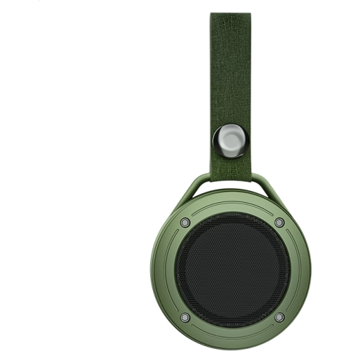 Recci RSK-W26 Battle Serisi Hi-Fi Askılı Wireless Bluetooth 5.3 Speaker Hoparlör 600mAh - Koyu Yeşil