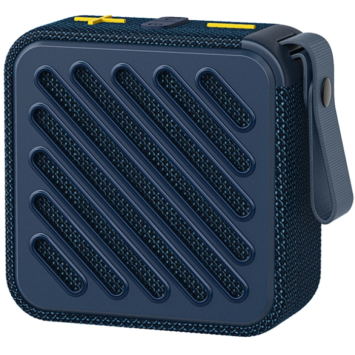 Recci RSK-W33 Mocca Serisi TF/AUX/USB Askılı Akıllı Wireless Bluetooth 5.3 Speaker Hoparlör - Mavi