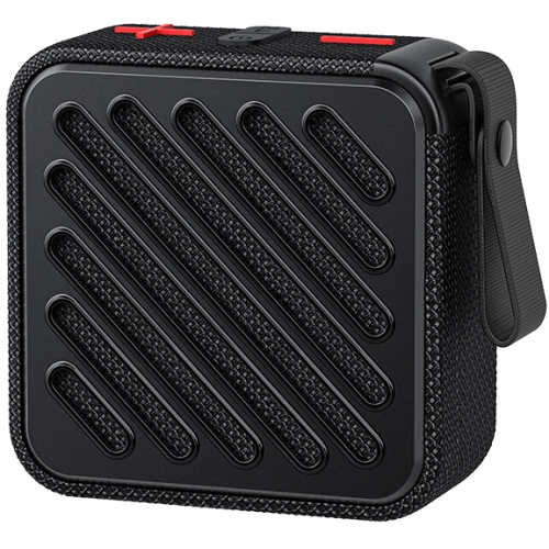 Recci RSK-W33 Mocca Serisi TF/AUX/USB Askılı Akıllı Wireless Bluetooth 5.3 Speaker Hoparlör - Siyah