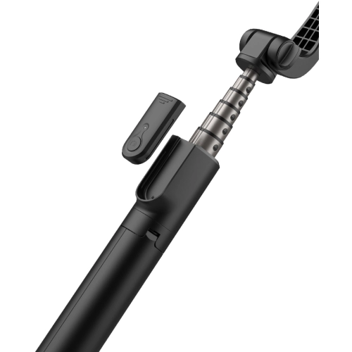 Recci RSS-W02 Bluetooth 5.0 Uzaktan Kumandalı Çok Fonksiyonlu Selfie Çubuğu - Siyah