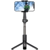 ​Recci RSS-W02 Bluetooth 5.0 Uzaktan Kumandalı Çok Fonksiyonlu Selfie Çubuğu - Siyah