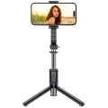 ​Recci RSS-W03 Bluetooth 5.0 Uzaktan Kumandalı Çok Fonksiyonlu Selfie Çubuğu - Siyah