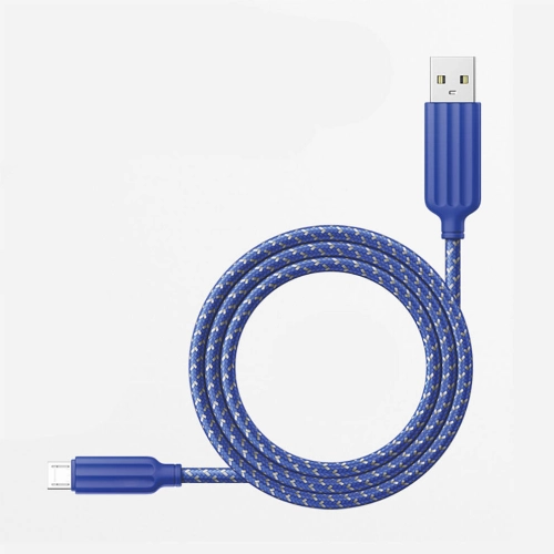 Recci RTC-N23M 2.4A Hızlı Şarj Özellikli Micro to USB-A Kablo 1M - Mavi