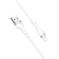 Recci RTC-N35L Hızlı Şarj Özellikli 100cm Lightning to USB-A Kablo - Beyaz