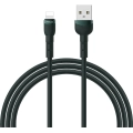 Recci RTC-N35L Hızlı Şarj Özellikli 100cm Lightning to USB-A Kablo - Yeşil