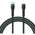 Recci RTC-P35CL Hızlı Şarj Özellikli 100cm Type-C to Lightning Kablo - Yeşil