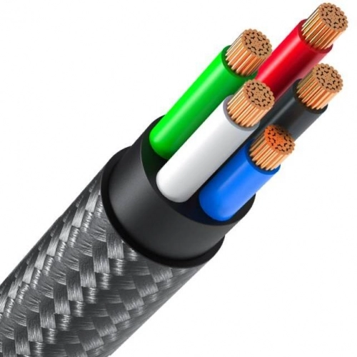 Recci RTC-P21C Ghost Serisi 66W 6A Hızlı Şarj Özellikli USB-A To Type-C Kablo 1.2M - Siyah