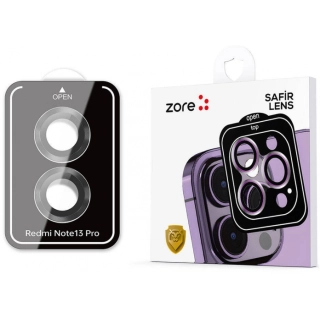 Redmi Note 13 Pro 4G Kamera Lens 3D Koruyucu Cam  - Siyah