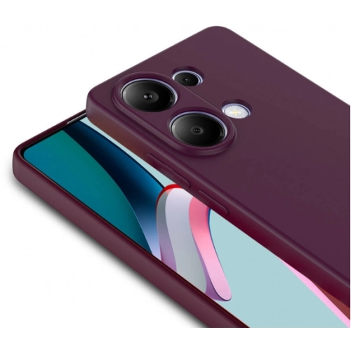 Redmi Note 13 Pro 4G Kılıf İçi Kadife Mat Mara Lansman Silikon Kapak - Lacivert