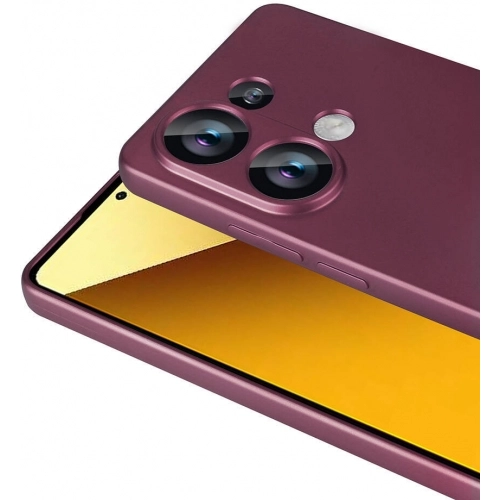 Redmi Note 13 Pro 4G Kılıf İnce Soft Mat Renkli Esnek Silikon Kapak - Saks Mavi