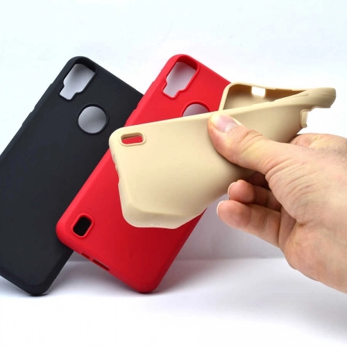 Reeder P13 Blue Kılıf Silikon Mat Esnek Kamera Korumalı Biye Kapak - Siyah