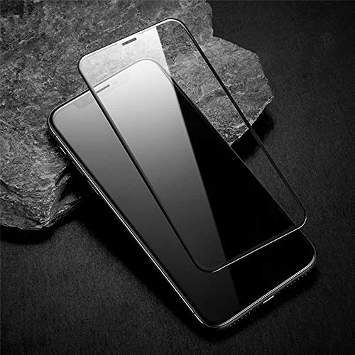 Samsung Galaxy A01 5D Tam Kapatan Kenarları Kırılmaya Dayanıklı Cam Ekran Koruyucu - Siyah