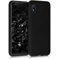Samsung Galaxy A01 Core Kılıf Silikon Mat Esnek Kamera Korumalı Biye Kapak - Siyah