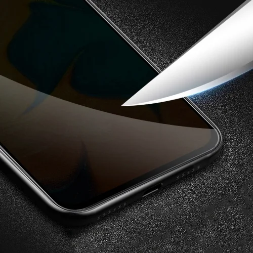Samsung Galaxy A01 Kırılmaz Cam 5D  Ekran Koruyucu Karartmalı Hayalet Cam Privacy Tam Kapatan 