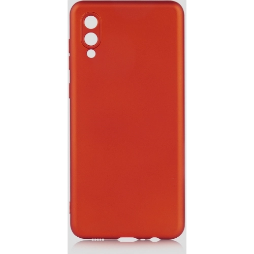 Samsung Galaxy A02 Kılıf İnce Soft Mat Renkli Esnek Silikon Kapak - Kırmızı