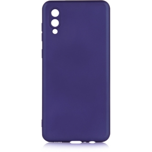 Samsung Galaxy A02 Kılıf İnce Soft Mat Renkli Esnek Silikon Kapak - Lacivert