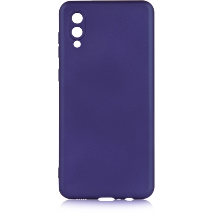 Samsung Galaxy A02 Kılıf İnce Soft Mat Renkli Esnek Silikon Kapak - Lacivert